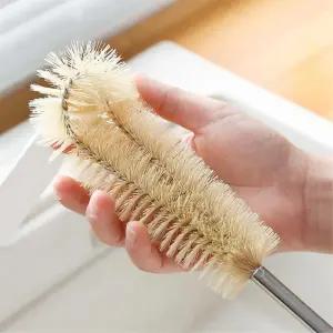 커브형 원목 세척 보틀 브러쉬 3사이즈 택1 솔 텀블러 병솔 컵씻는솔 컵솔 물병