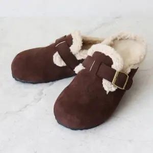 [롯데백화점]원더슈즈 트러플 통굽 어그 털 안감 슬리퍼&숏부츠 5CM BD-CNK572