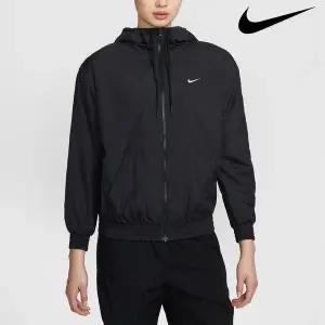 [나이키](국내매장판)나이키 스포츠웨어 클래식 우븐 여성 루즈 UV 프로텍션 후드 재킷 FV6299-010