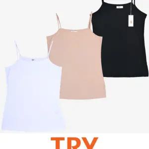 (트라이) 신축성이 좋아 편안한 면스판 60수 여성 끈 런닝 여자 끈런닝 이너끈 나시 끈나시 기본끈 패션끈