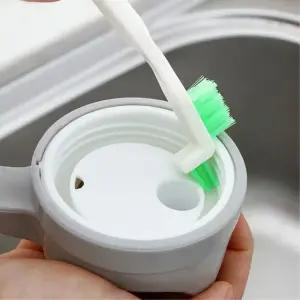싱크대 물병 텀블러 틈새 청소 브러쉬 젖병세척솔 다용도솔 주방솔 컵솔