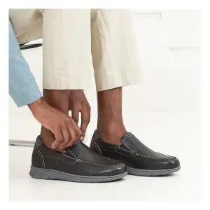 허시파피 남성 소가죽 경량 캐주얼 슬립온 로퍼 - 3MQ5071/5072 717964