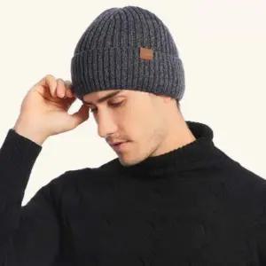 스님모자 남자 겨울 외출 패션 모자 융털 안감 비니