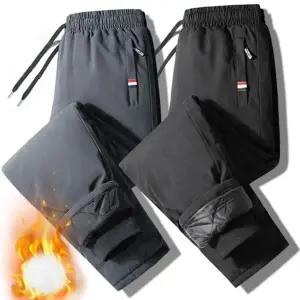 겨울 기모 바지 방한 아웃도어 등산 남성 패딩 바지 작업 트레이닝 카고 조거