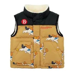 [롯데백화점]베베드피노 올 오버 퍼피 베이비 리버서블 덕 다운 베스트_BP44VT105-N