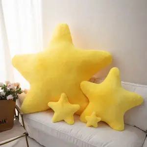 별 모양 쿠션 초소프트 귀여운 소파 거실 침실 베개 대형 쿠션