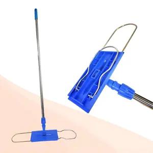 쉬운교체 회전헤드 60cm걸레용 150cm리스킹 걸레봉 예배당 대형병원 오피스텔 물청소