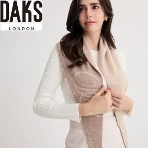 [롯데백화점]닥스 캐시미어니트 삼각 머플러FKO074I