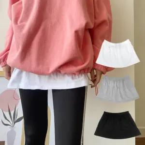 엔비 무료배송 무지레이어드티 페이크 레이어드 면 티셔츠 스커트