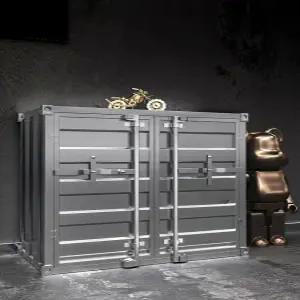 철제 카페 수납함 스틸 보관함 빈티지 감성 캐비넷 서랍