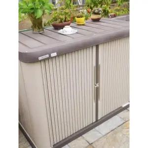 야외 농기구 이동식 간이 창고 공구함 수납함 캐비닛