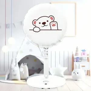 선풍기커버 안녕북극곰 벽걸이 스탠드 선풍기망 덮개 쿨링팬 에어컨 방열기 화이트 포드