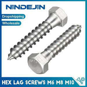 헤비 듀티 육각 머리 TV M6 수리용 M8 304 스테인리스 나사못 나사 스틸 마운트 보트 데크 M10