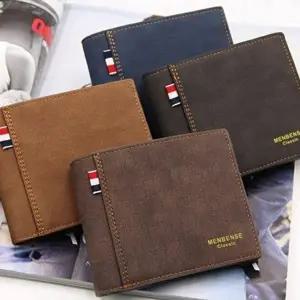 남성 반지갑 디자인 지갑 깔끔한 카드 빈티지 수납-WFIC3UG