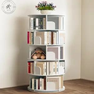 오픈책장 미용실 메거진 보관 회전형 수납대 인테리어 공간활용 5단