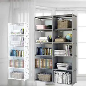 간이 책장 조립식 옷장 다용도 보관함 5칸 8칸 10칸 [ASN814]