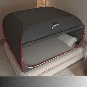 실내 텐트 원터치 모기장 난방 침대용 수면 양문형 가정용 보온 방충망