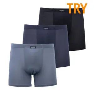[TRY]트라이 남성 인견 스판 드로즈 시원한 남자팬티 레이더스 3매입 패턴I