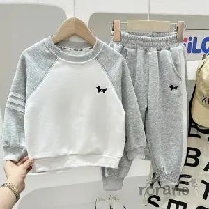 [보리보리/로라네]남아 주니어 상하복 세트 그레이