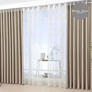 지나송 알리사 암막커튼+코디커튼 풀세트 특대형