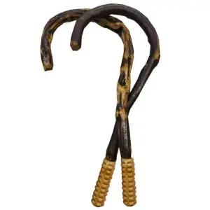 2개세트 마사지 지압봉 목 어깨 발바닥 등허리 오십견 갈고리 안마기 나무 안마봉