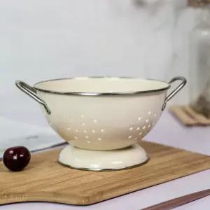 북유럽 빈티지 레트로 범랑 법랑 채반 소쿠리 미니 콜렌더