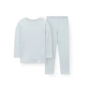 [롯데백화점]오르시떼 아동 G307 루디블루 9부소매 내의 세트 OR25FKFPG307