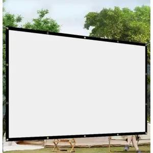 대형빔스크린 빔프로젝트 천 스크린 접이식 300인치