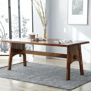 베스트리빙 쉐라톤 우드슬랩 고무나무 원목 6인 식탁 테이블/식탁 단품