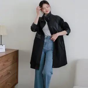 [르포엠]엘리엇 브리티쉬 램스킨 레더 트렌치 점퍼