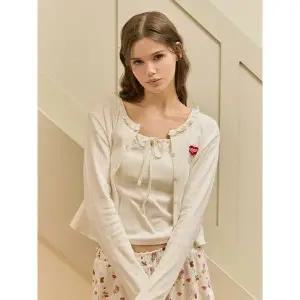 [키르시](대전신세계) 멜로우 포인텔 러플 가디건 [화이트]