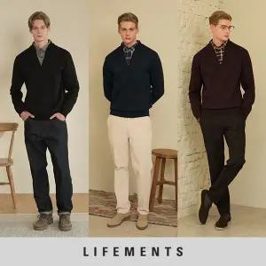 [NS홈쇼핑]라이프먼츠 레이어드 기모 니트 3종[35690043]