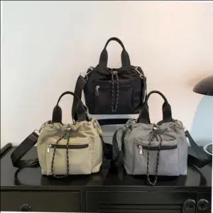 여성 숄더백 복주머니 휘뚜루마뚜루 나일론 버킷백 여성토트백 미니백 여성크로스백