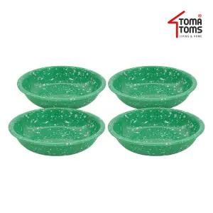 [토마톰스]뉴트로 도자기 분식그릇 면기 x 4인