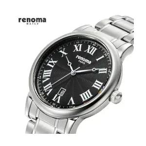 캘린더 블랙 남성 메탈시계 RE5510MBW