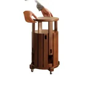 적재가능 의자 스툴 4개세트 바퀴달린 강의실 식탁