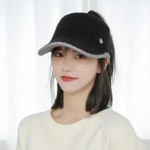 모자 골프 니트캡 겨울 방한 캠핑 등산 블랙 보온