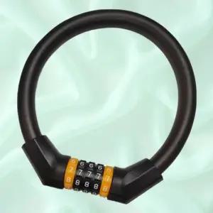 방범용 직장인 4자리번호키 자물쇠 고등학생 번호키 자전거자물쇠 와이어자물쇠