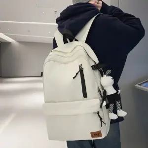 ( )데이트립 캐주얼백팩 캐리어결합 데일리 여행 가방 캐쥬얼백팩 (화이트)