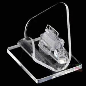 투명 아크릴 각도조절 거치대 휴대폰 책상 탁상핸드폰 탁상용 편의점선반 진열대 미니 소품받침대 상품 스