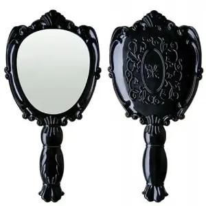 ST-363 나비블랙 손거울/손잡이거울 거울 빗 손거울 휴대용 여성용 디자인