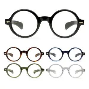 뿔테코받침 k9598 수제 동그란 약간큰사이즈 뿔테 안경테