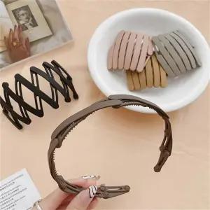 여성 휴대용 폴딩 헤어 밴드 얇은 예쁜 머리띠 여자머리띠 여름헤어밴드