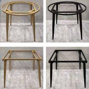 식탁 다리 교체용 70x72CM 블랙 원형 테이블 철제 카페 지지대