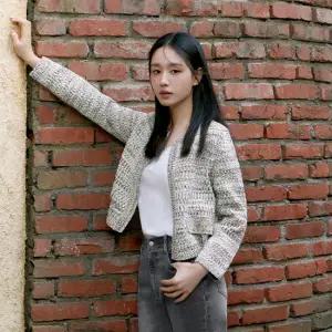 [최초가99 000]25FW 오로라 멀티트위드 볼레로자켓