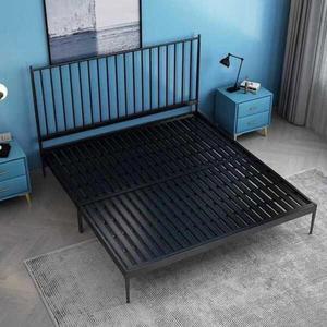 일반침대침대 철제프레임 퀸사이즈 블랙 일반형 침대틀 안방