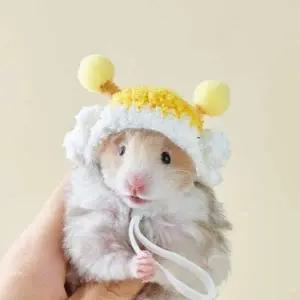 [콩심팥심]햄스터 니트귀여운 고슴도치 장식 모자