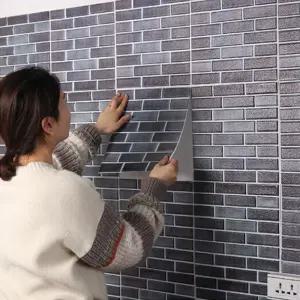 3D 벽타일 스티커 방수 타일 DIY 주방 욕실 오염방지 접착식 인테리어 4종류