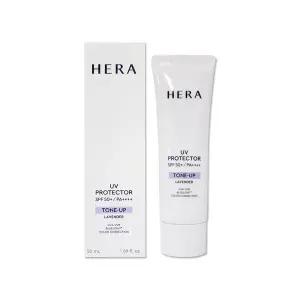 헤라 NEW UV 프로텍터 톤업 라벤더 50ml 1개 리뉴얼 신제품 쿨톤 5중 차단 선크림
