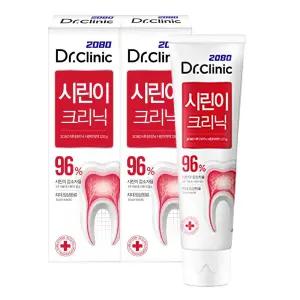 2080 닥터크리닉 120gx2입 시린이치약